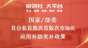 國家/部委首臺套首批次首版次市場化應(yīng)用補(bǔ)助獎補(bǔ)政策