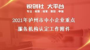 2021年瀘州市中小企業(yè)重點(diǎn)服務(wù)機(jī)構(gòu)認(rèn)定工作附件獎(jiǎng)補(bǔ)政策