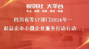 四川省等17部門2024年一起益企中小微企業(yè)服務(wù)行動行動內(nèi)容獎補(bǔ)政策