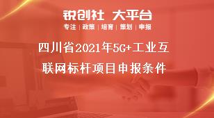 四川省2021年5G+工業(yè)互聯(lián)網(wǎng)標(biāo)桿項(xiàng)目申報(bào)條件獎(jiǎng)補(bǔ)政策