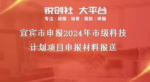 宜賓市申報2024年市級科技計劃項目申報材料報送獎補政策